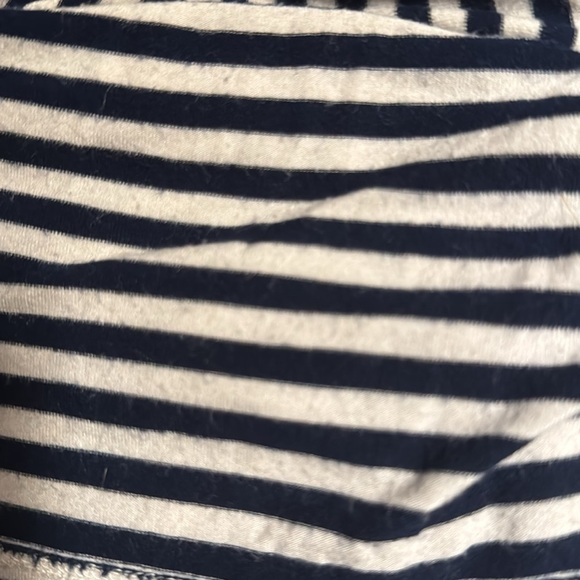 LOFT‎ blue white striped maxi dress Sz M - Picture 10 of 12